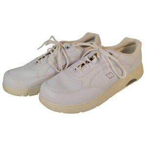 New Balance WW811WT Women's White Leather Walking Shoes Size 12 D Pink Ribbon